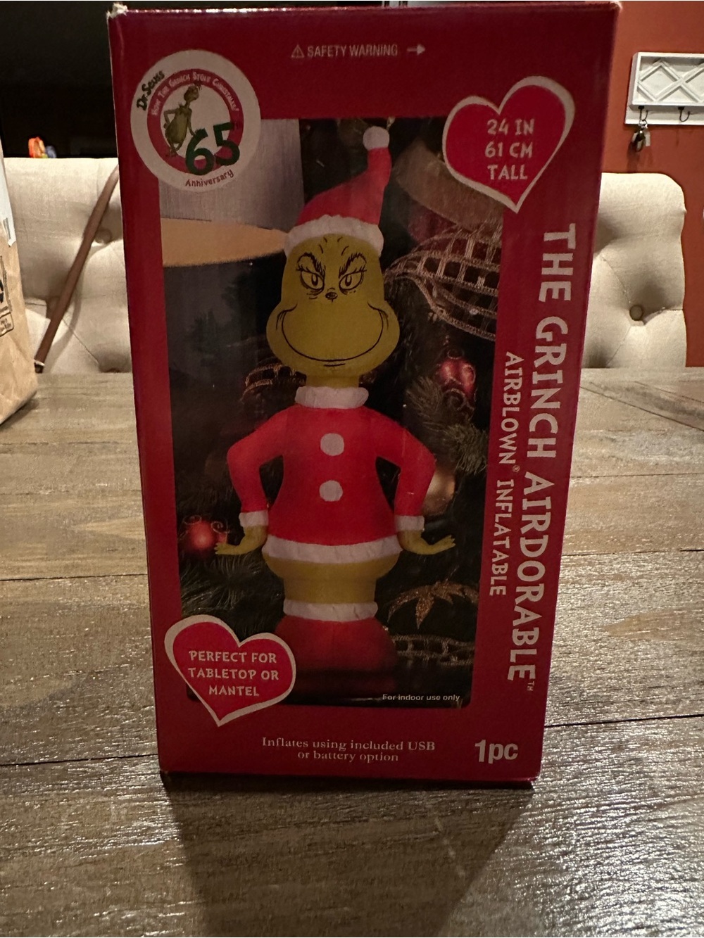 Dr. Seuss Grinch Airblown Inflatable
